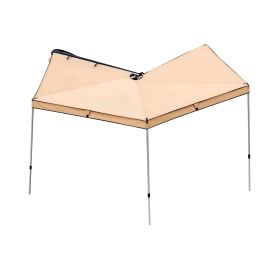 270 Degree Awning, 52 sq.ft Driver Side Vehicle Awning, Waterproof UV50+ Car Side Awnings with Carry Bag